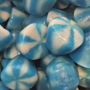 Blue Raspberry Twist Kisses sweets from Morgan's Sweets Emporium